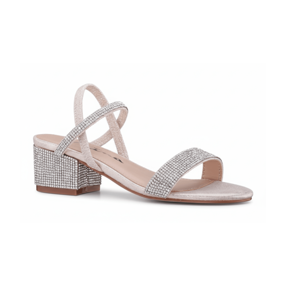 Nina Girls Carla Platino/Gold Shimmer Rhinestones - 1111648 - Tip Top Shoes of New York