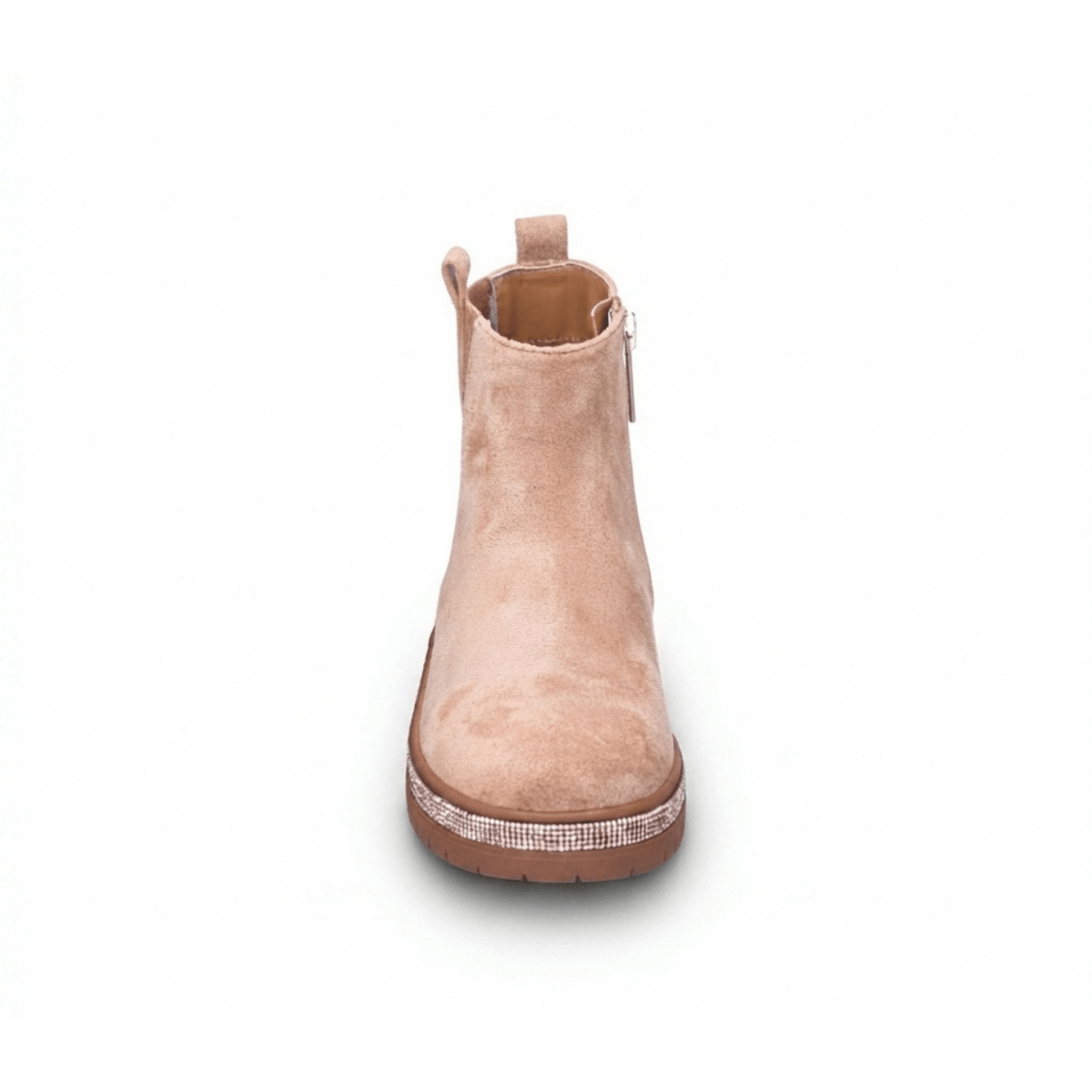 Nina Girls Evan Tan Microsuede/Glitter - 1111603 - Tip Top Shoes of New York