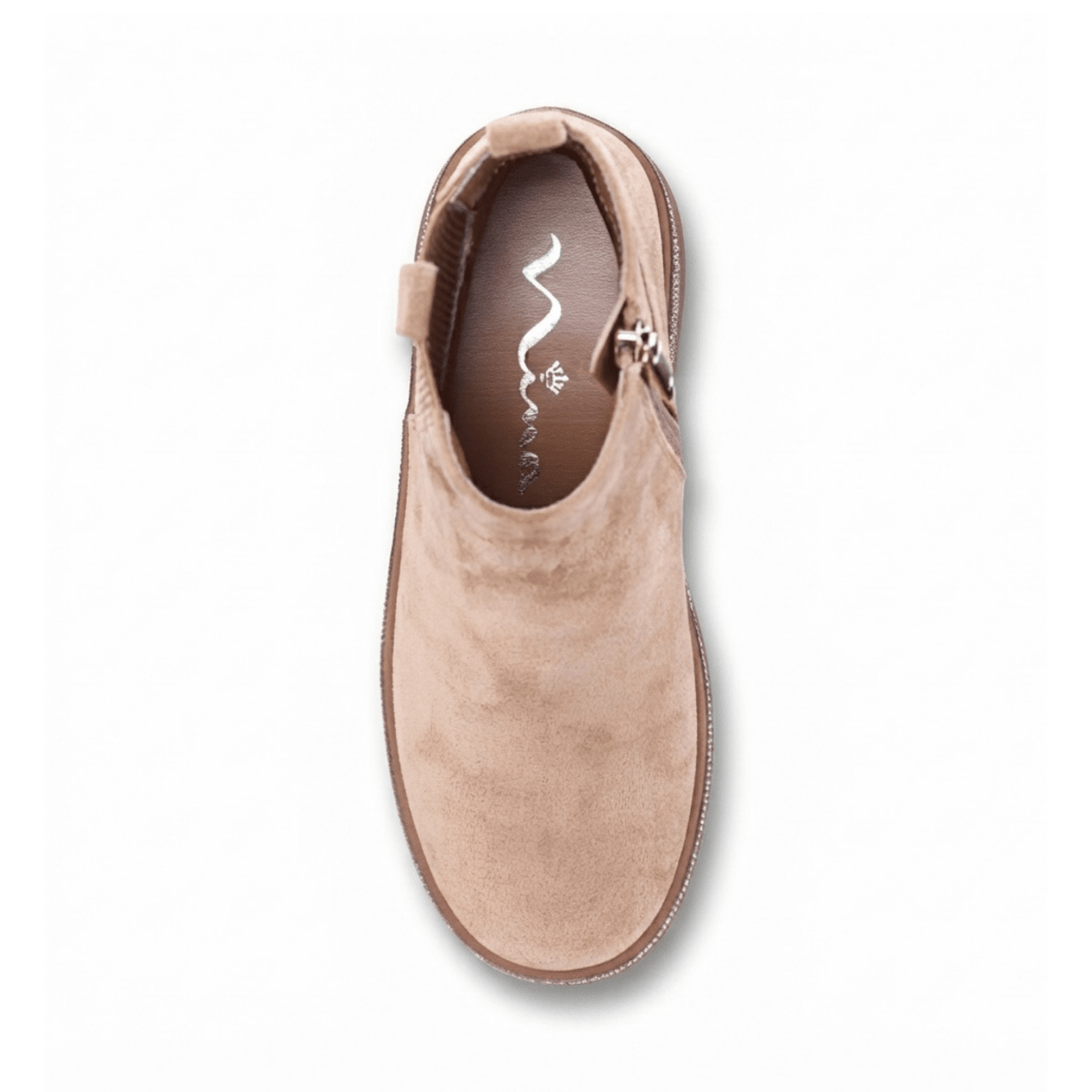 Nina Girls Evan Tan Microsuede/Glitter - 1111603 - Tip Top Shoes of New York