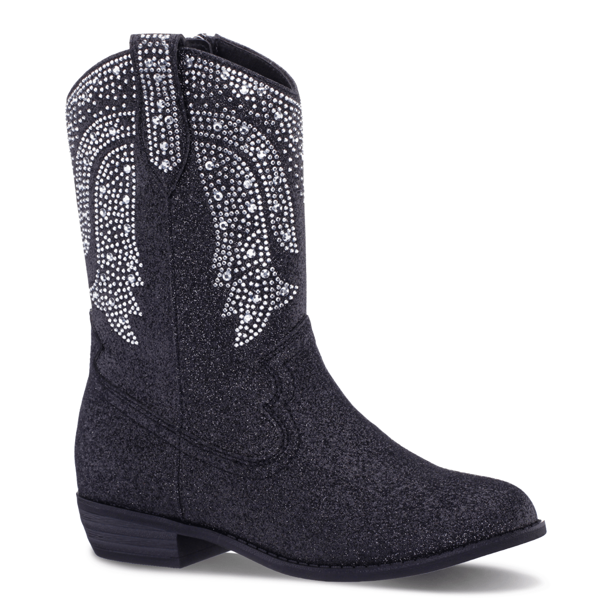 Nina Girls' Hawley Black Glitter - 1098652 - Tip Top Shoes of New York