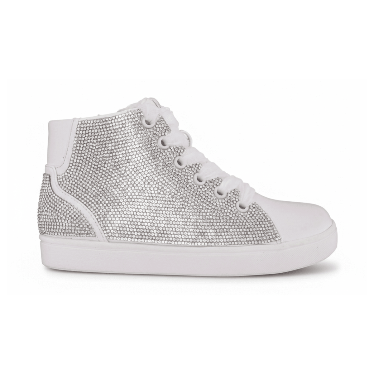 Nina Girls Kula White/Rhinestones - 1106681 - Tip Top Shoes of New York