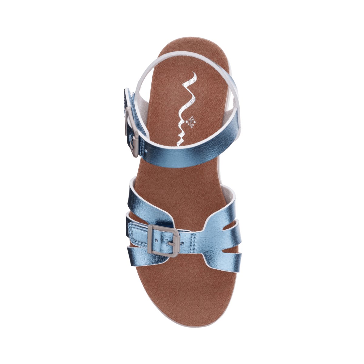 Nina Girls Lacey Blue Metallic - 1092759 - Tip Top Shoes of New York