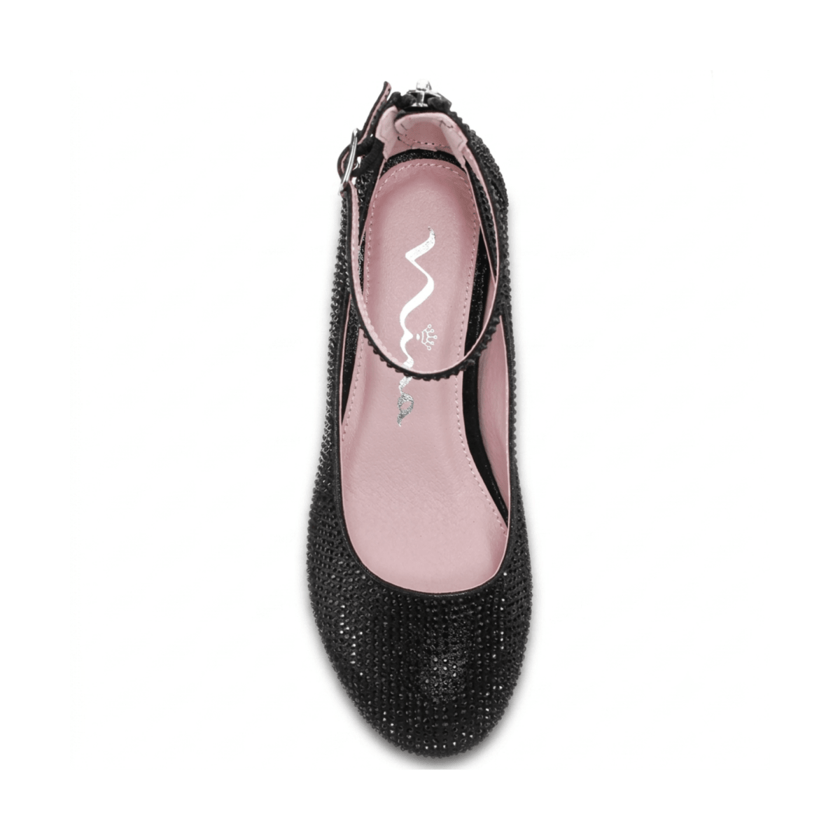 Nina Girls Lennie 2 Black Rhinestones - 1111594 - Tip Top Shoes of New York