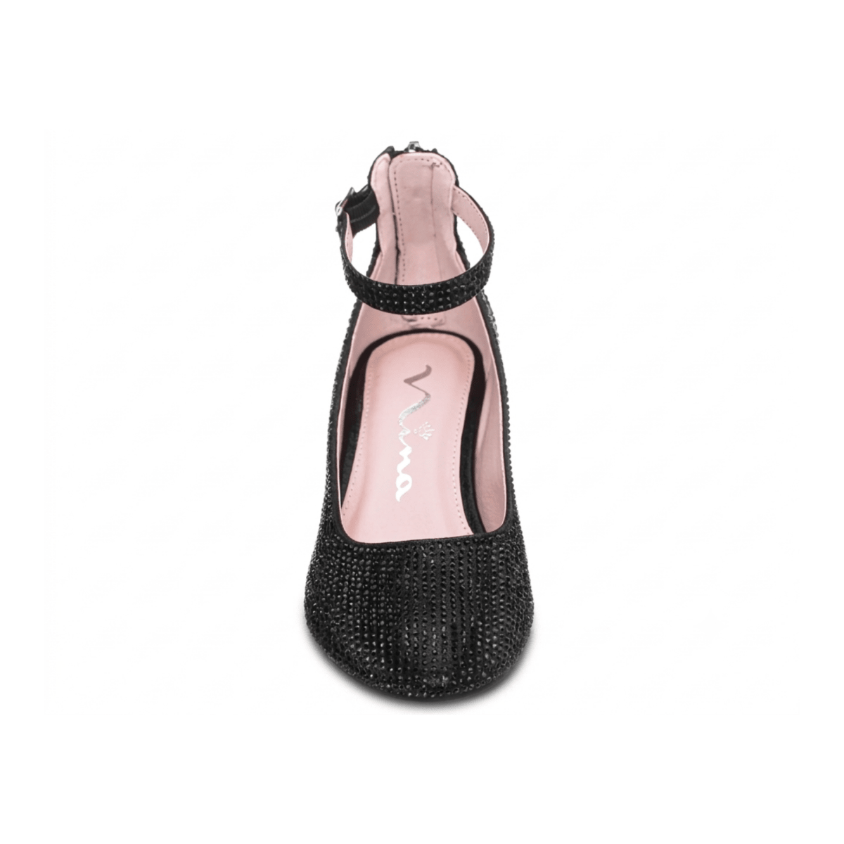 Nina Girls Lennie 2 Black Rhinestones - 1111594 - Tip Top Shoes of New York