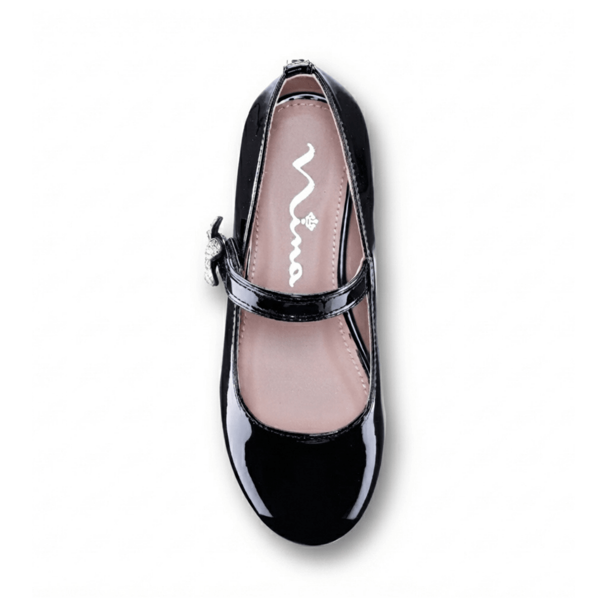 Nina Girls Meryl Black Patent - 1111573 - Tip Top Shoes of New York