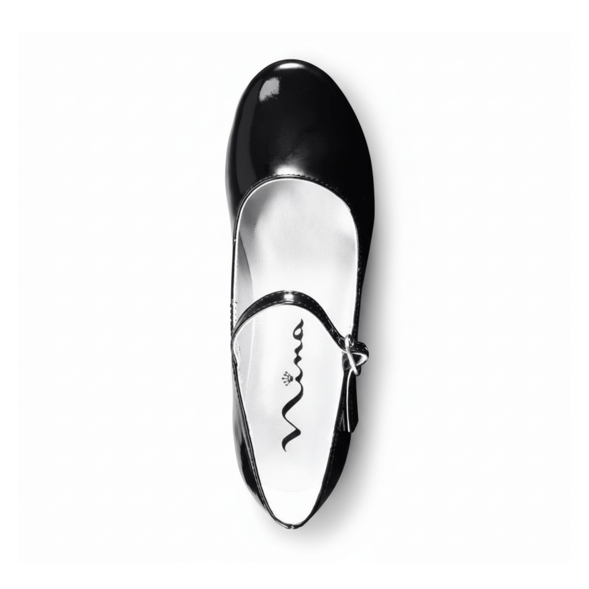 Nina Girls Seeley Black Patent (Sizes 12.5 - 3) - 405351601027 - Tip Top Shoes of New York