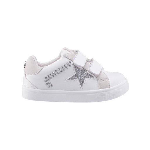 Nina Toddler's Zicky T White Star - 1088394 - Tip Top Shoes of New York