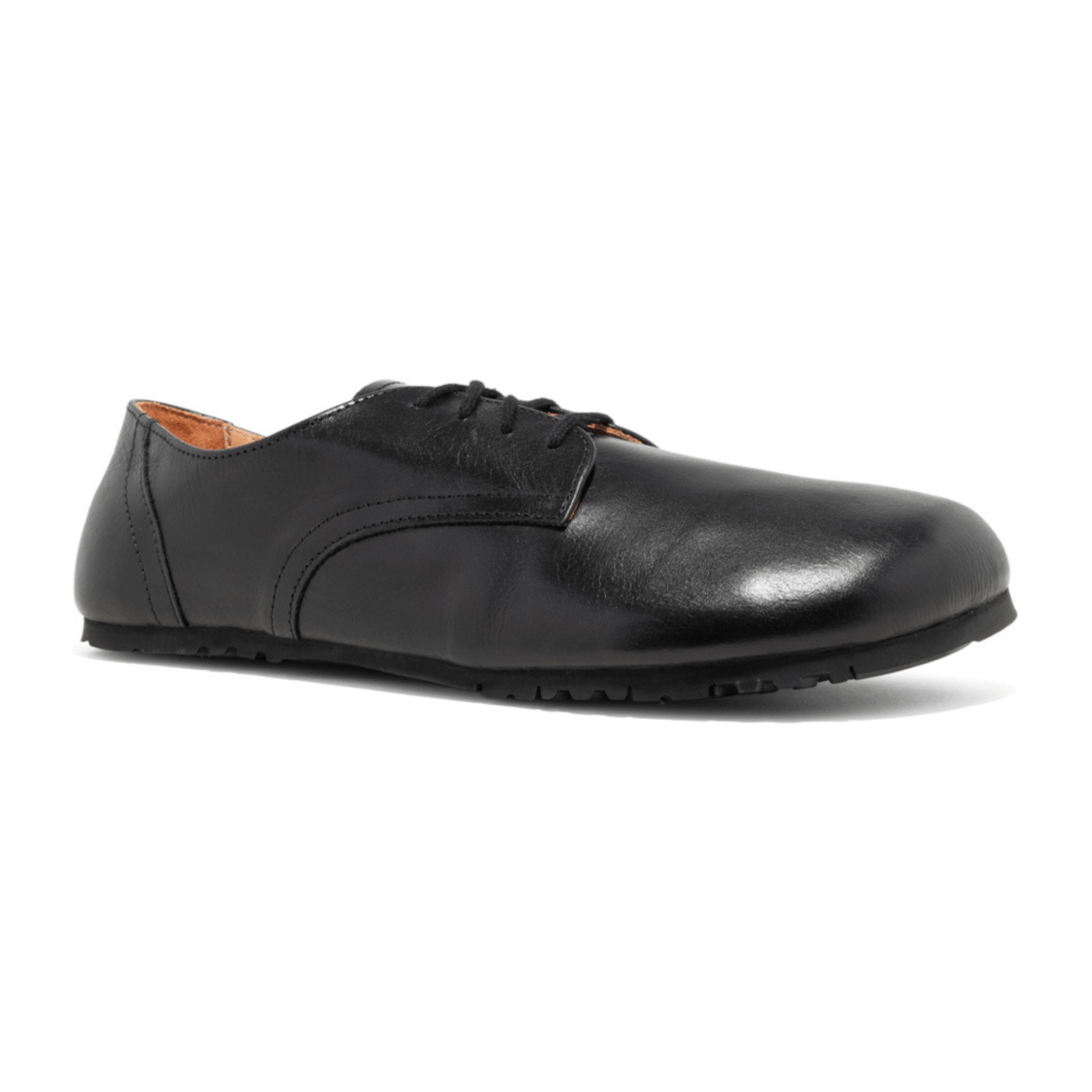 No - Nonsense Barefoot Men's S - L Smooth Laced Tar Black - 9027925 - Tip Top Shoes of New York