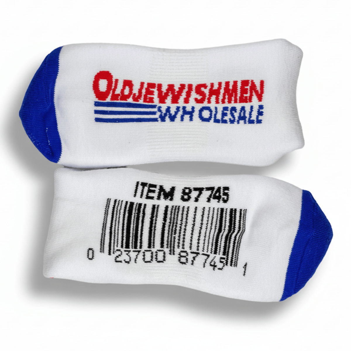 Old Jewish Men Men's Costco Socks White/Red/Blue - 11025709 - Tip Top Shoes of New York