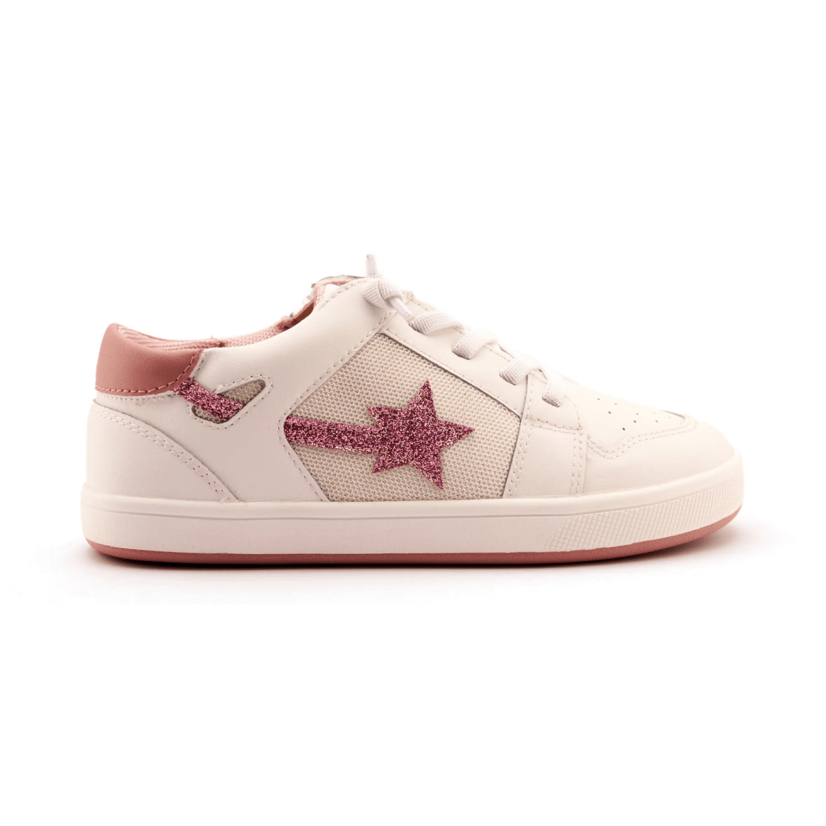 Old Soles Girls Star Runner Snow/Glam Pink/Kiss/Light Pink - 1106586 - Tip Top Shoes of New York