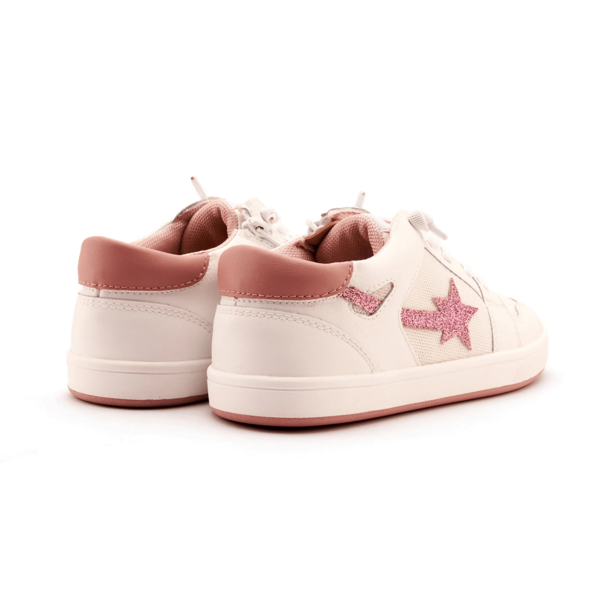 Old Soles Girls Star Runner Snow/Glam Pink/Kiss/Light Pink - 1106586 - Tip Top Shoes of New York