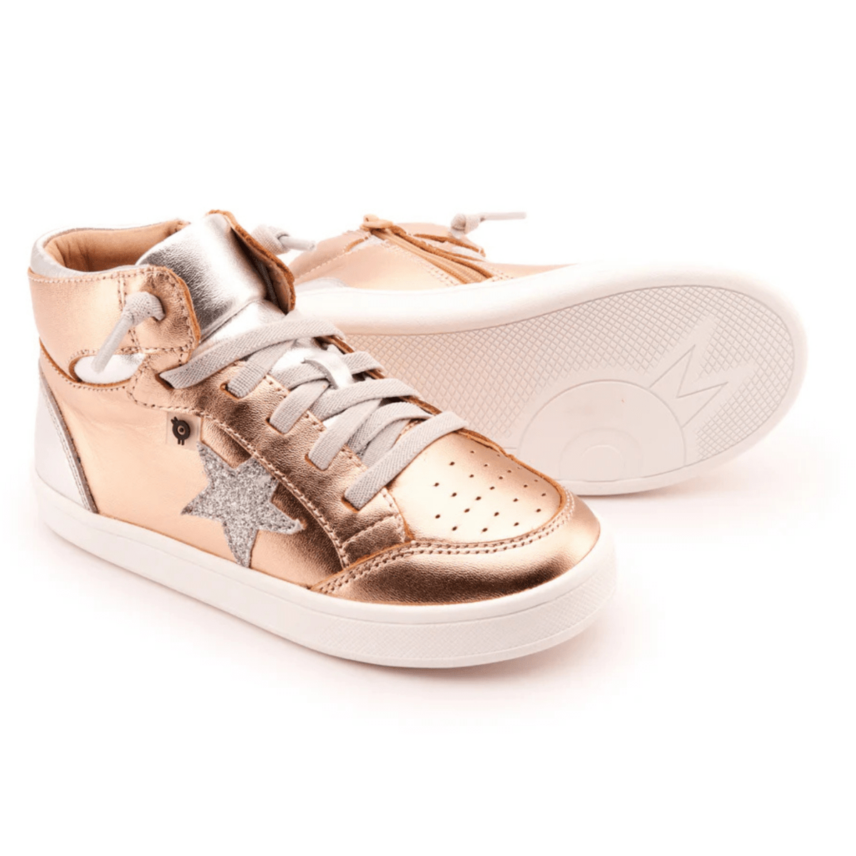 Old Soles Girls' Starling Copper/Glam Argent/Silver/White - 1098605 - Tip Top Shoes of New York