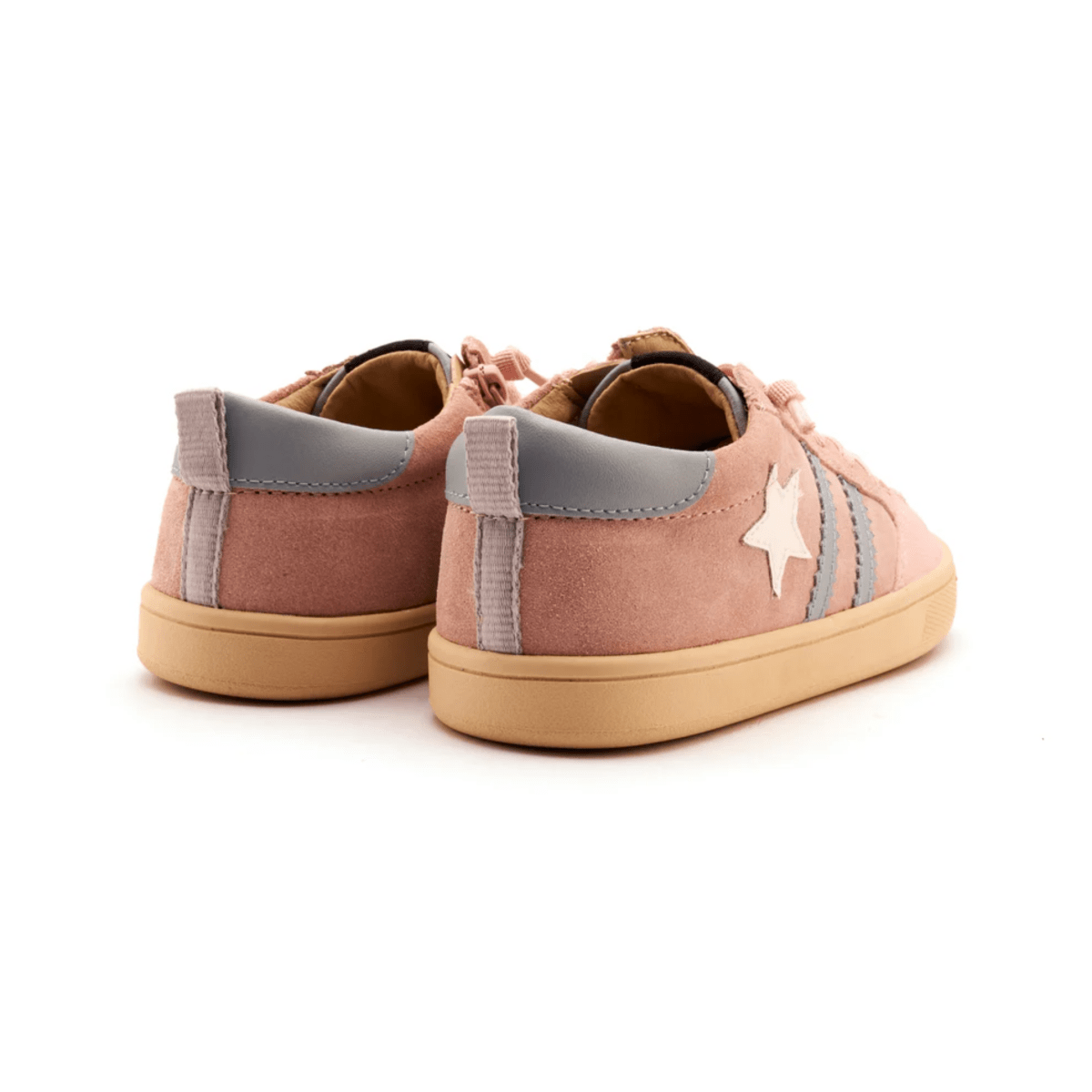 Old Soles Girls' WOS Runner Light Pink Suede/Nacardo Blanco/Dusty Blue - 1094883 - Tip Top Shoes of New York