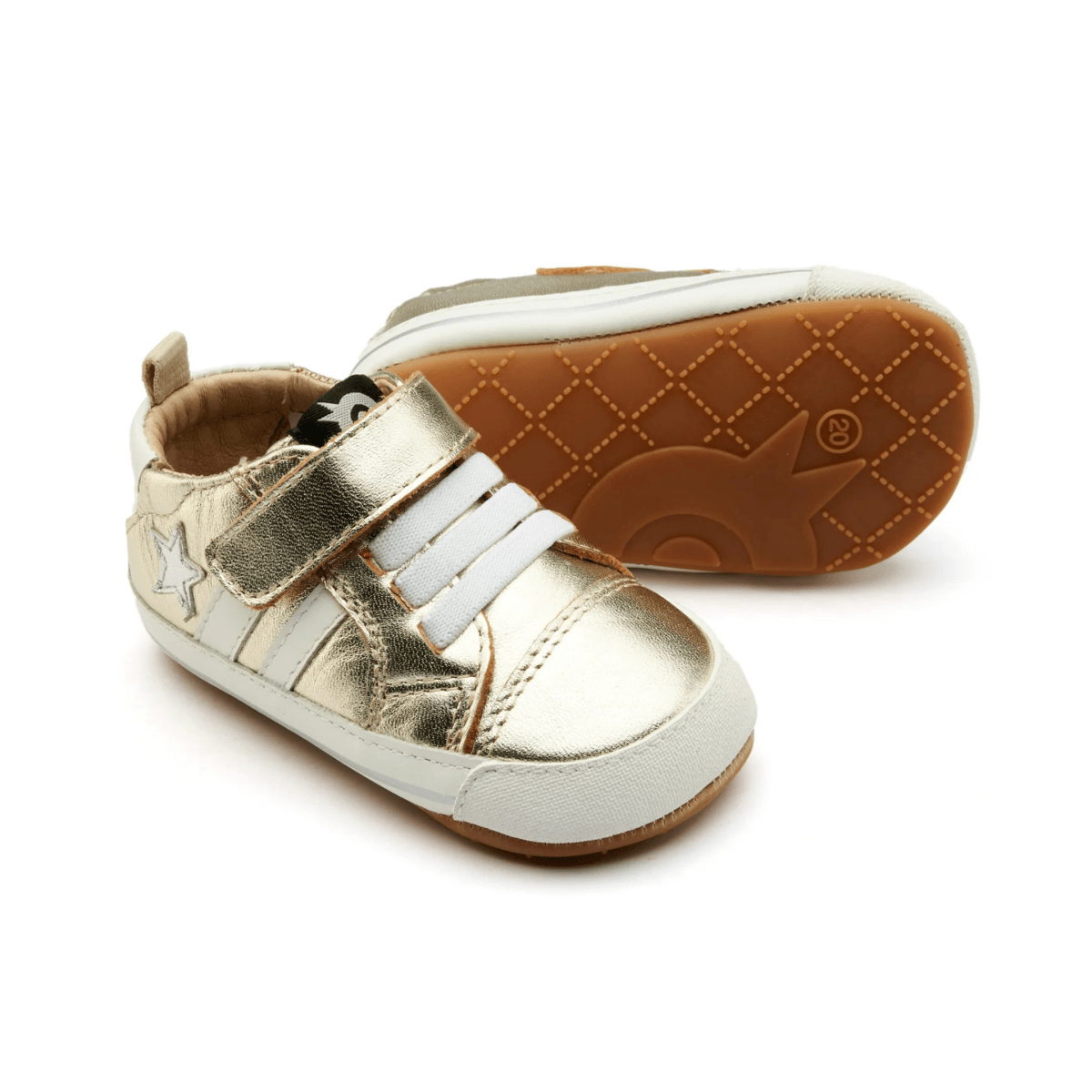 Old Soles Toddlers WOS Baby Gold/Snow/Silver - 1106596 - Tip Top Shoes of New York