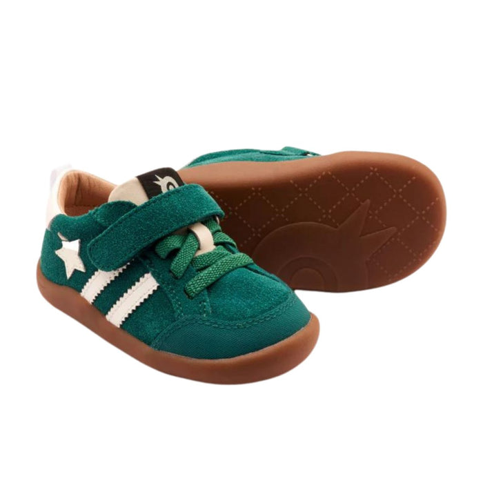 Old Soles Toddler's Wos Ground Emerald Suede/Snow/Sporco - 1087617 - Tip Top Shoes of New York