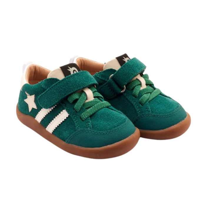 Old Soles Toddler's Wos Ground Emerald Suede/Snow/Sporco - 1087617 - Tip Top Shoes of New York