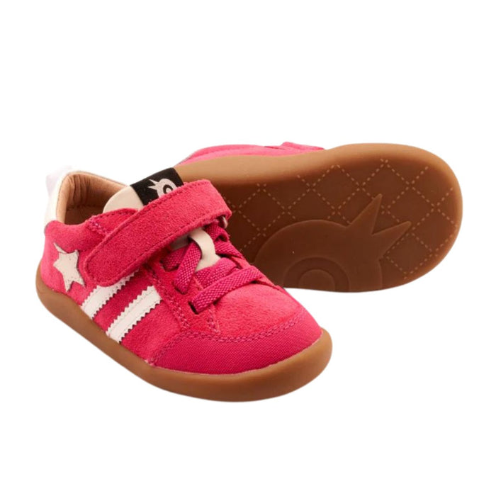 Old Soles Toddler's Wos Ground Hot Pink Suede/Snow/Sporco - 1087625 - Tip Top Shoes of New York