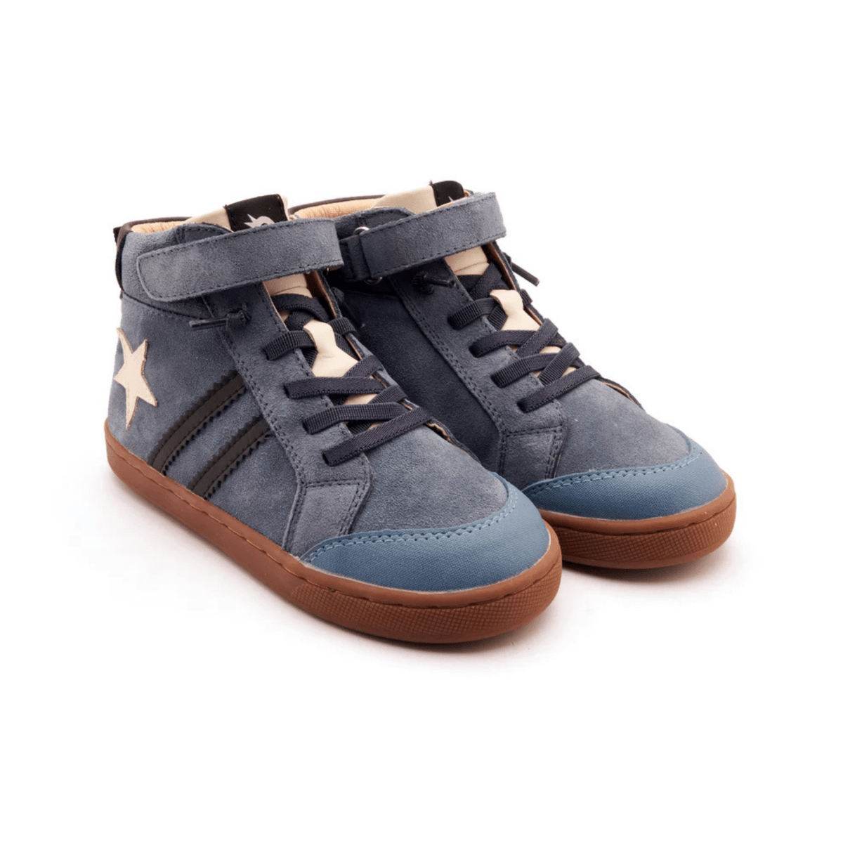 Old Soles Toddlers' WOS High Top Denim Suede/Sporco/Black - 1098586 - Tip Top Shoes of New York