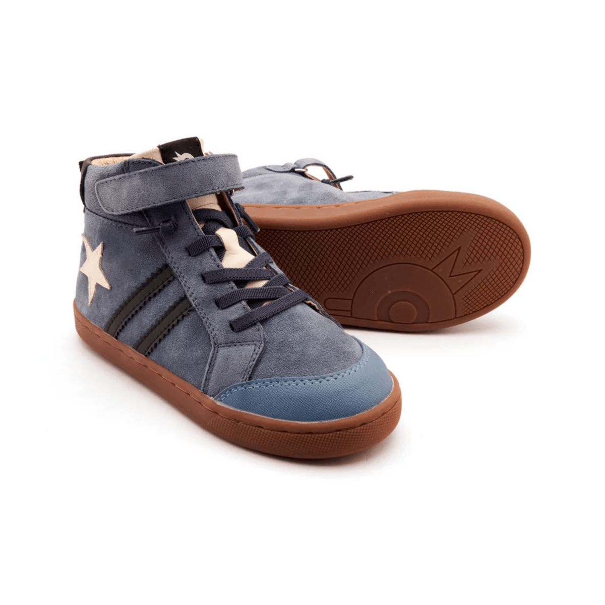 Old Soles Toddlers' WOS High Top Denim Suede/Sporco/Black - 1098586 - Tip Top Shoes of New York