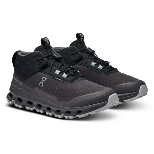 On Running Boy's (Grade School) Cloudhero Mid Waterproof Black/Eclipse - 1086801 - Tip Top Shoes of New York