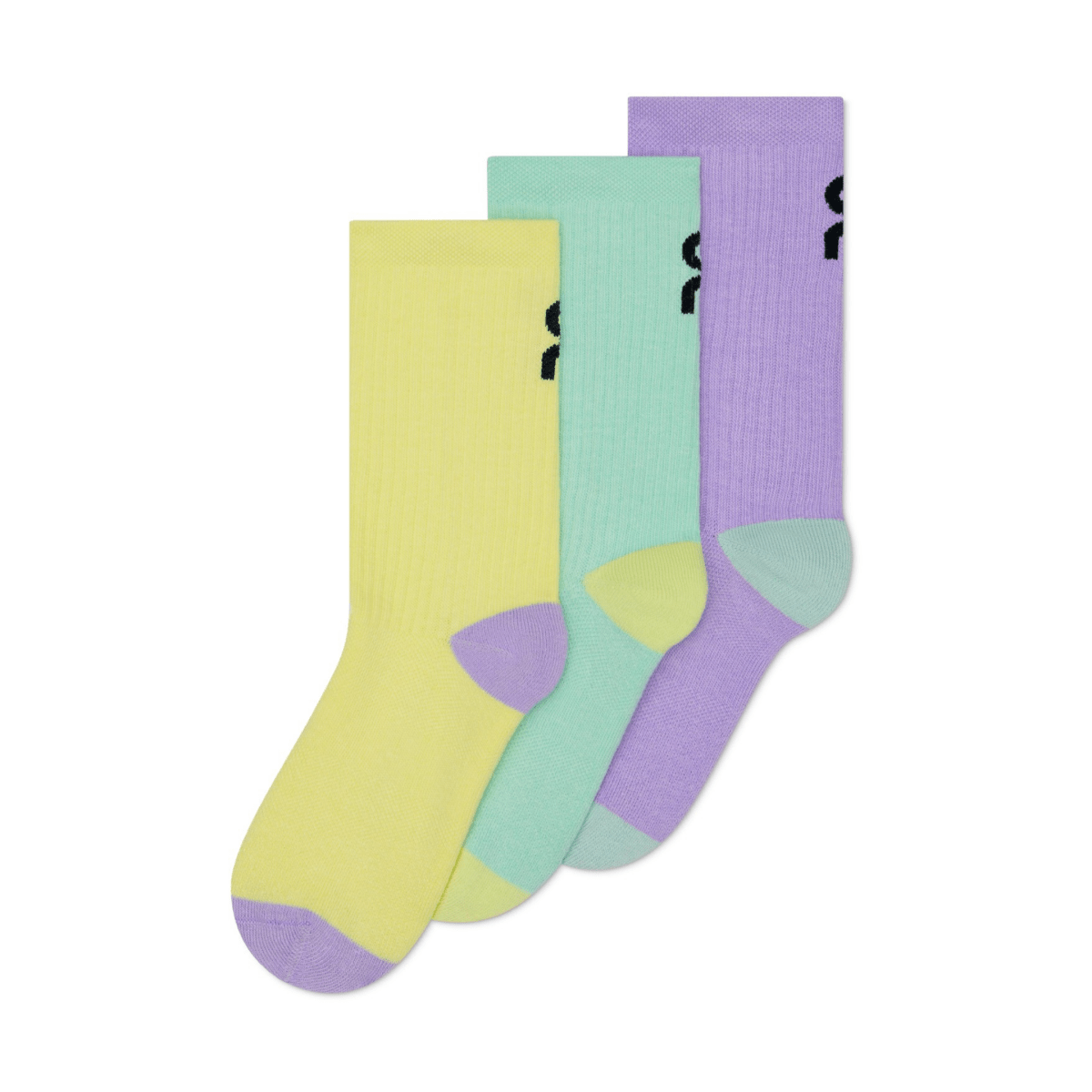 On Running Kids Bloom High 3-Pack Socks Multi - 1102847 - Tip Top Shoes of New York