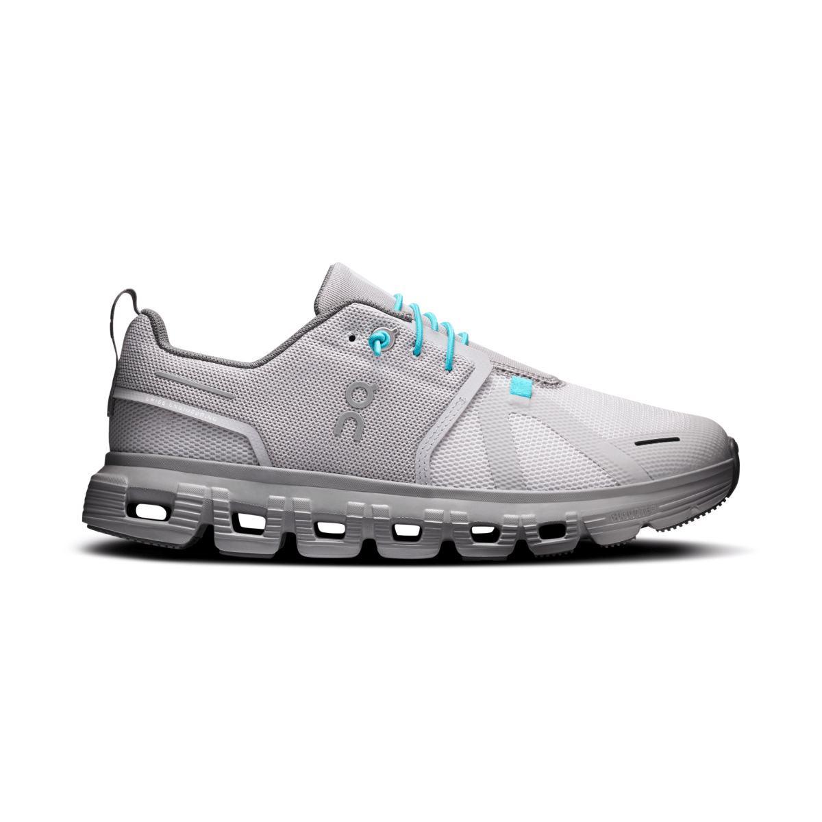 On Running Kids (Grade School) Cloud Sky 2 Grey//White/Turquoise - 1109141 - Tip Top Shoes of New York