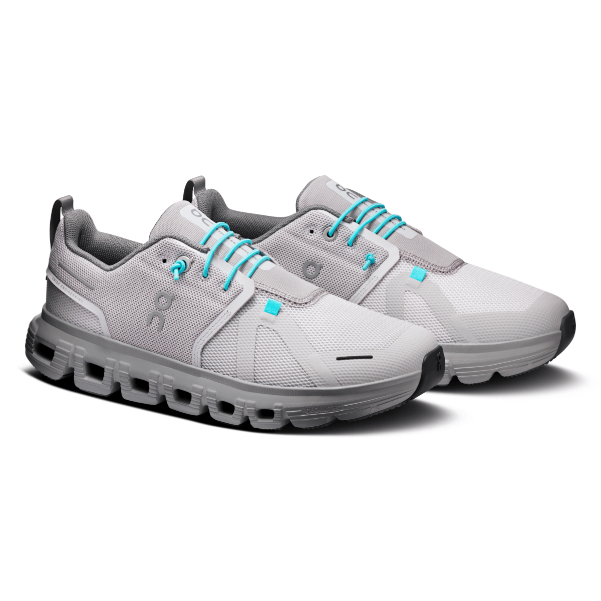 On Running Kids (Grade School) Cloud Sky 2 Grey//White/Turquoise - 1109141 - Tip Top Shoes of New York