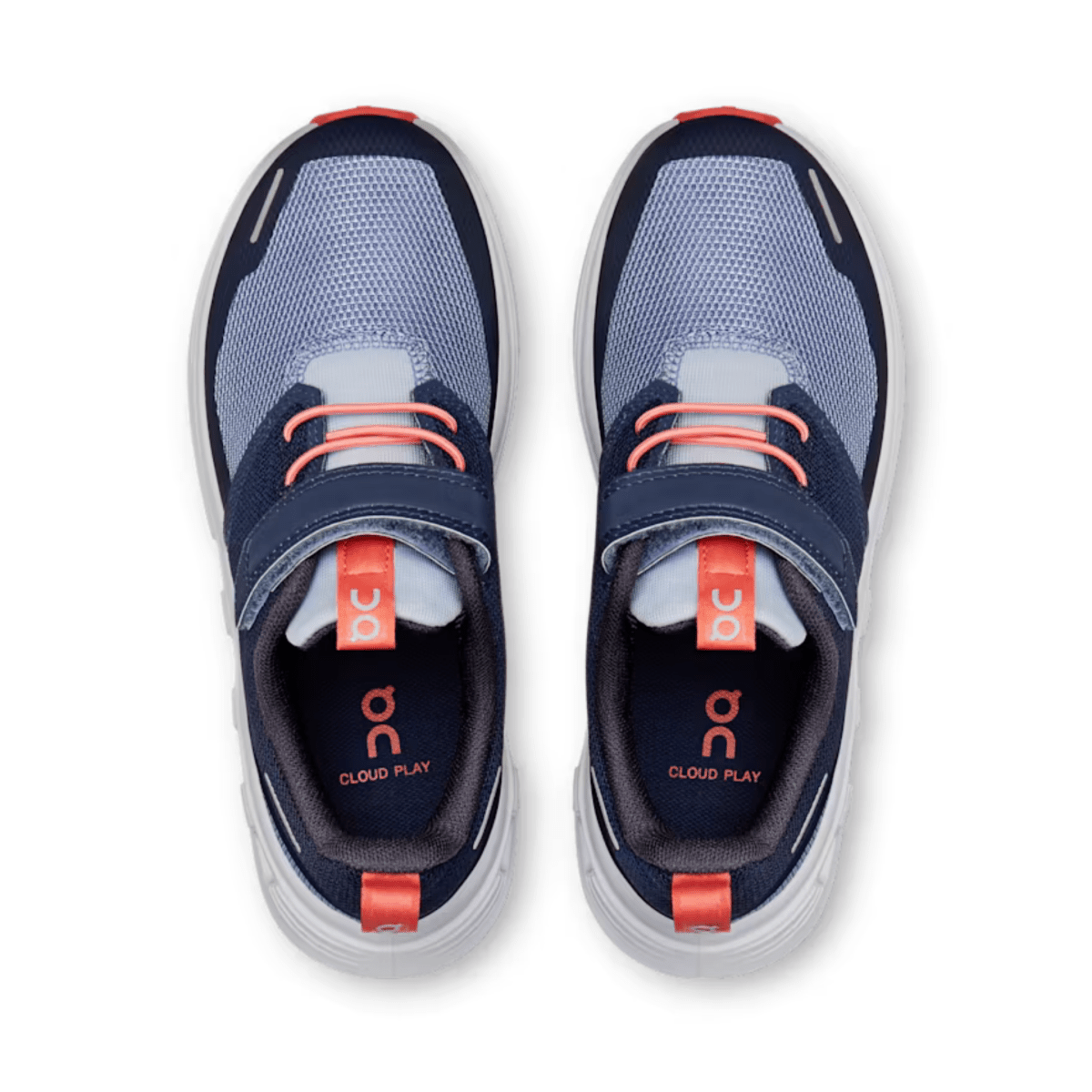 On Running Kids (Preschool) Cloud Play 2 Navy/Nectarine - 1109012 - Tip Top Shoes of New York
