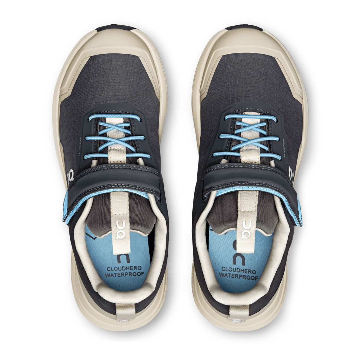 On Running Kid's (Preschool) Cloudhero Waterproof Eclipse/Pearl - 1091777 - Tip Top Shoes of New York