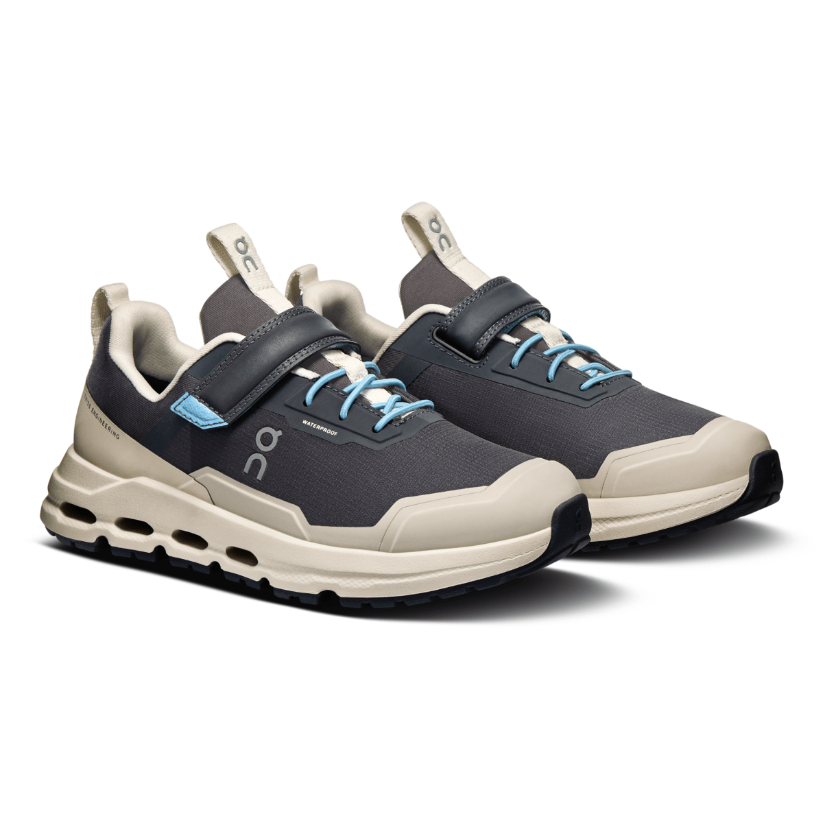 On Running Kid's (Preschool) Cloudhero Waterproof Eclipse/Pearl - 1091777 - Tip Top Shoes of New York