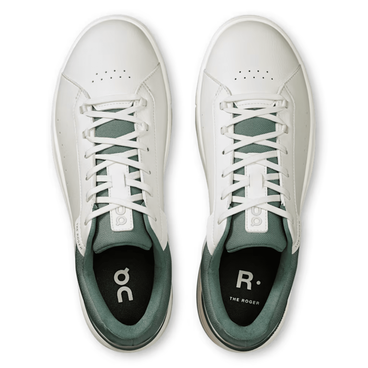 On Running Men's The Roger Advantage White/Olive - 11033275 - Tip Top Shoes of New York