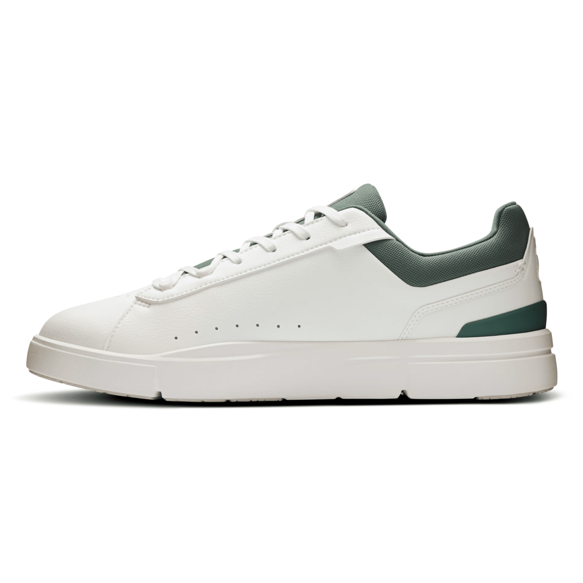 On Running Men's The Roger Advantage White/Olive - 11033275 - Tip Top Shoes of New York