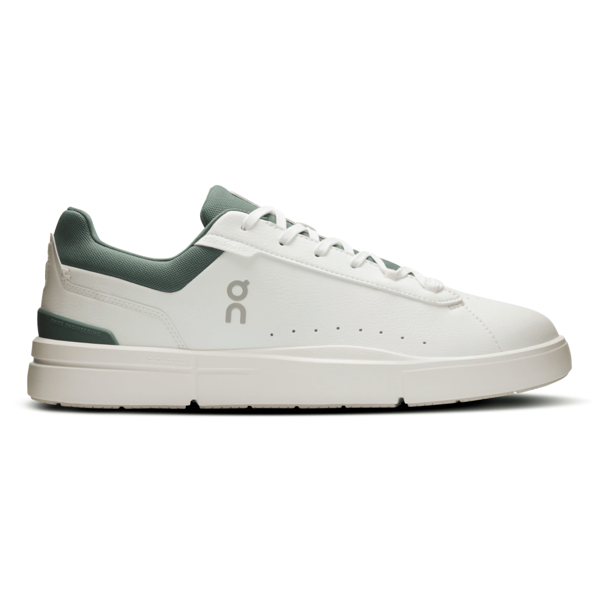 On Running Men's The Roger Advantage White/Olive - 11033275 - Tip Top Shoes of New York