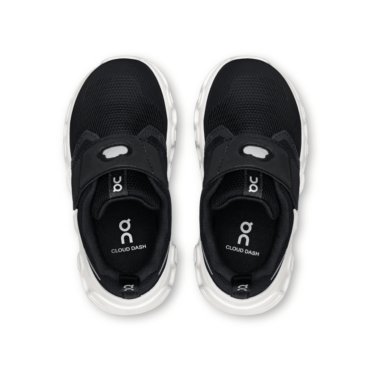 On Running Toddlers Cloud Dash Black/White - 1109037 - Tip Top Shoes of New York