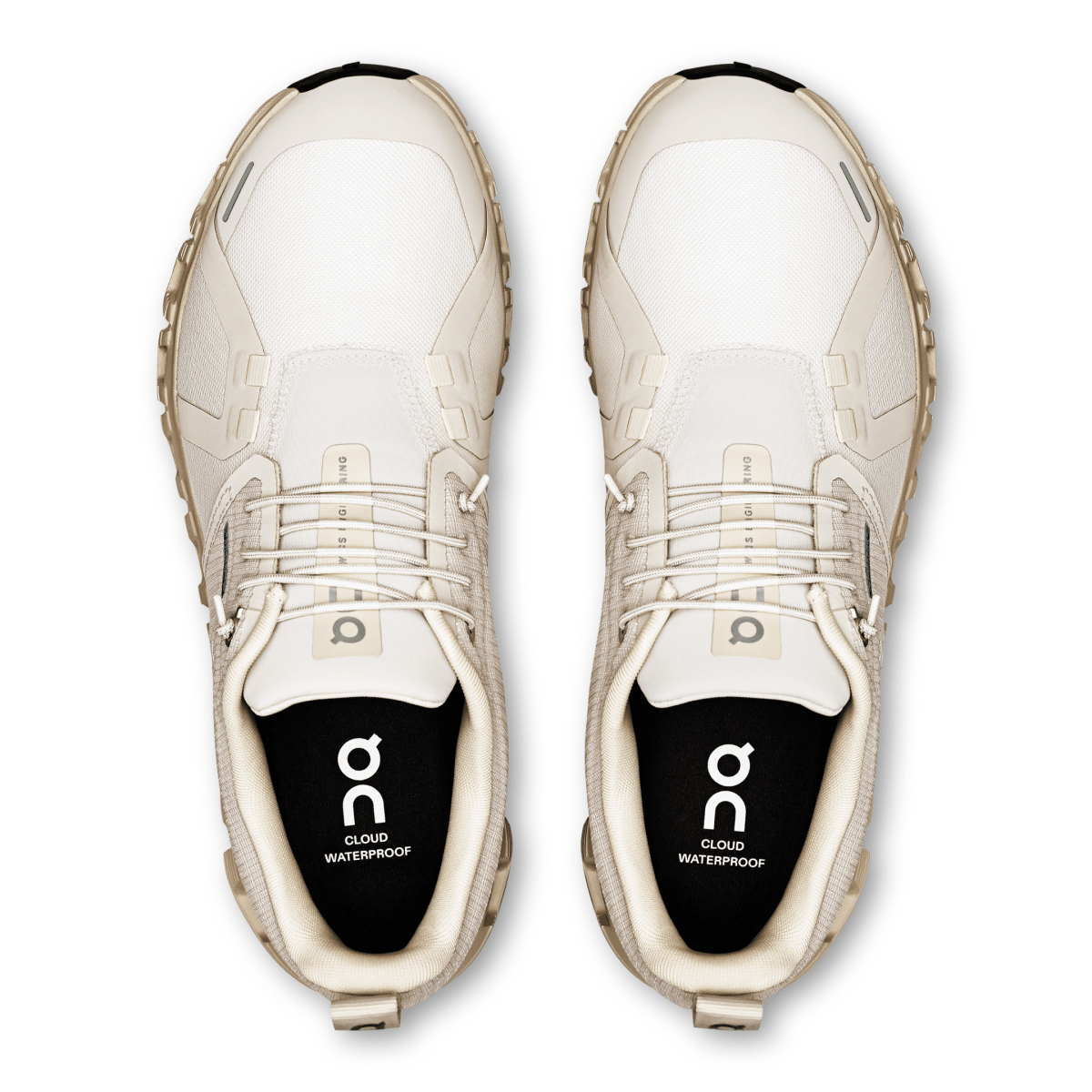 On Running Women's Cloud 6 Waterproof Pearl/Cream - 10056991 - Tip Top Shoes of New York