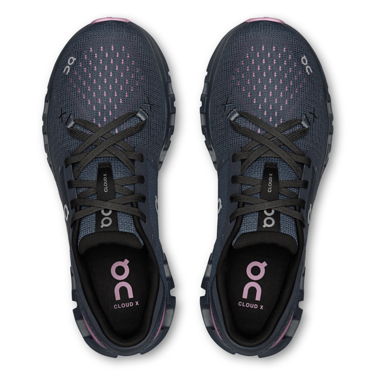On Running Women's Cloud X 4 Navy/Sakura - 11011521 - Tip Top Shoes of New York