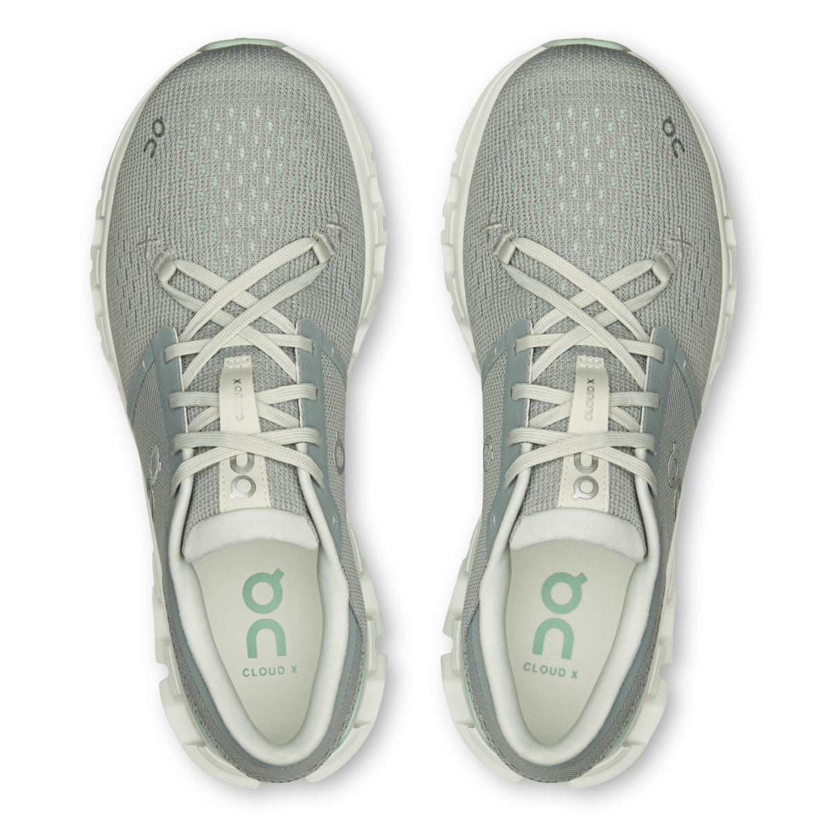 On Running Women's Cloud X 4 Tin/Iceberg - 11011508 - Tip Top Shoes of New York