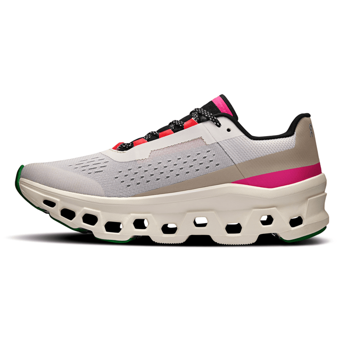 On Running Women's Cloudmonster Silver/Ivory - 10056795 - Tip Top Shoes of New York