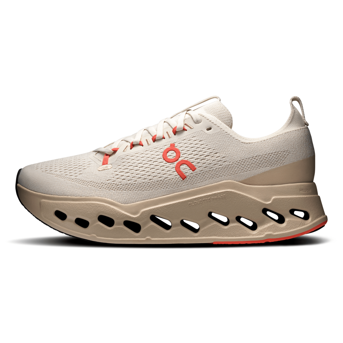 On Running Women's Cloudsurfer Max Ivory/Salmon - 10066152 - Tip Top Shoes of New York