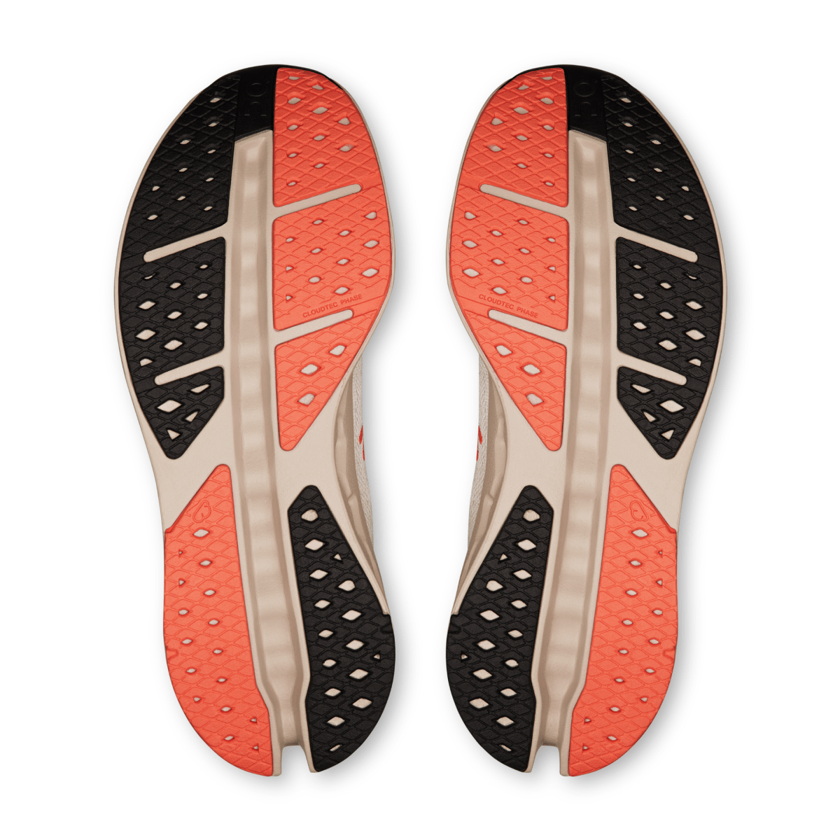 On Running Women's Cloudsurfer Max Ivory/Salmon - 10066152 - Tip Top Shoes of New York