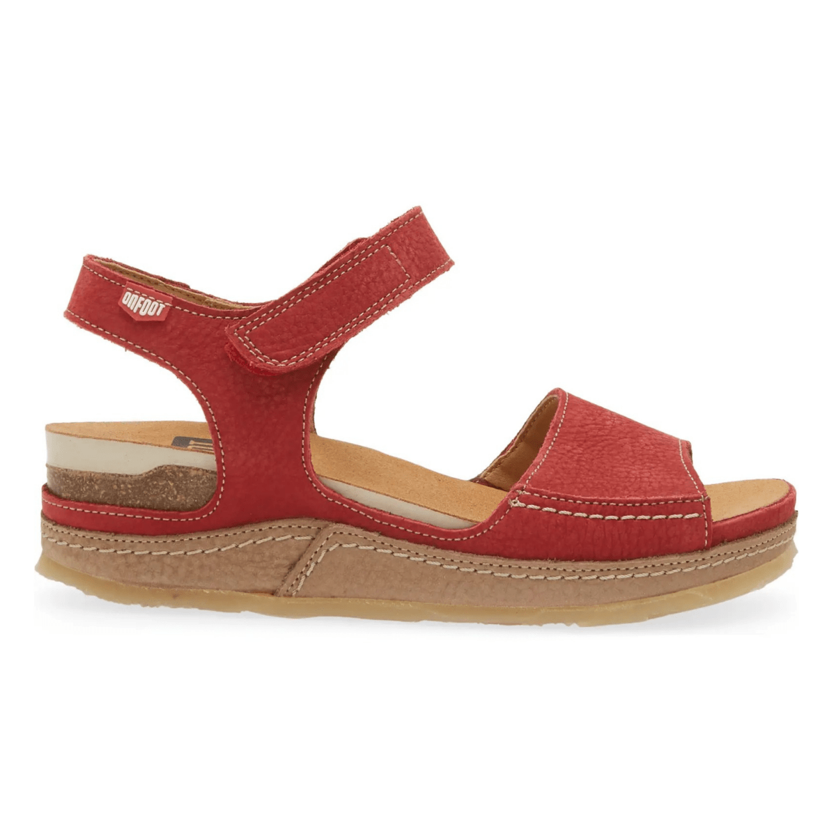 OnFoot Women's 240 Vegas Red Nubuck - 9022977 - Tip Top Shoes of New York