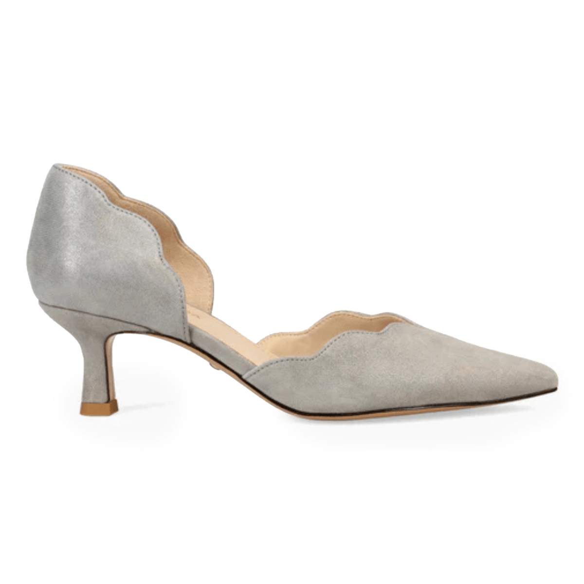 Pelle Moda Women's Keala Pewter Shimmer Suede - 9034408 - Tip Top Shoes of New York