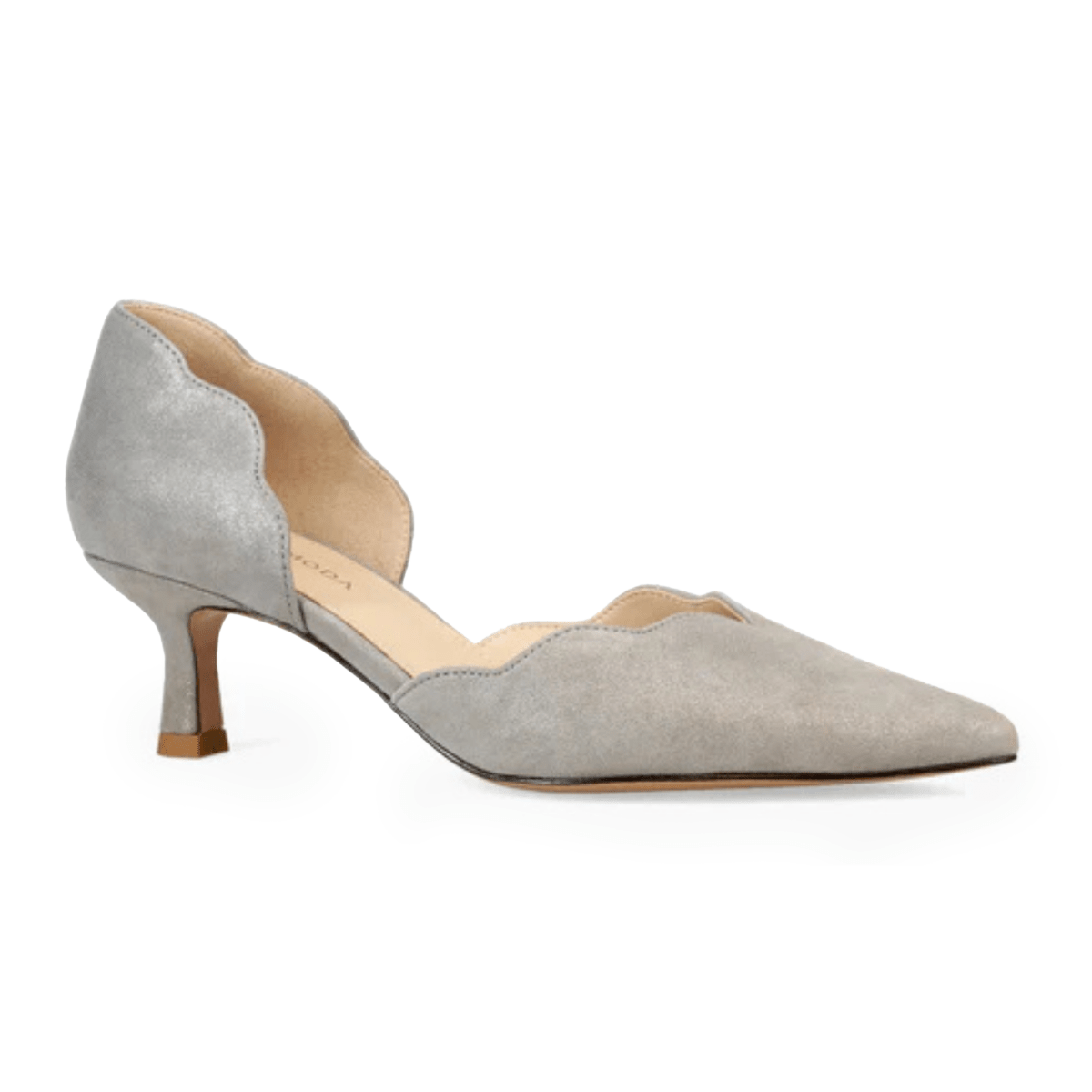 Pelle Moda Women's Keala Pewter Shimmer Suede - 9034408 - Tip Top Shoes of New York