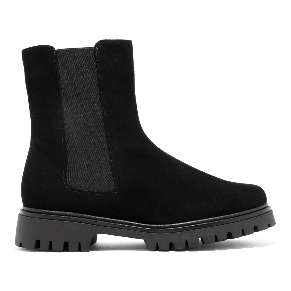 Pie Santo Women's 245646 Chelsea Black Suede - 9027775 - Tip Top Shoes of New York