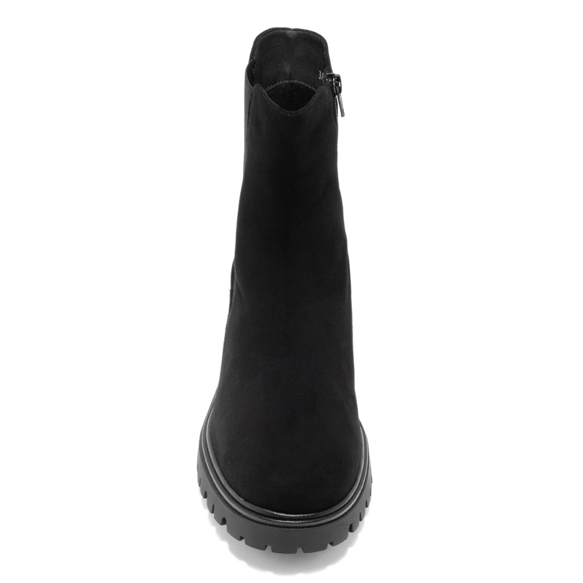 Pie Santo Women's 245646 Chelsea Black Suede - 9027775 - Tip Top Shoes of New York