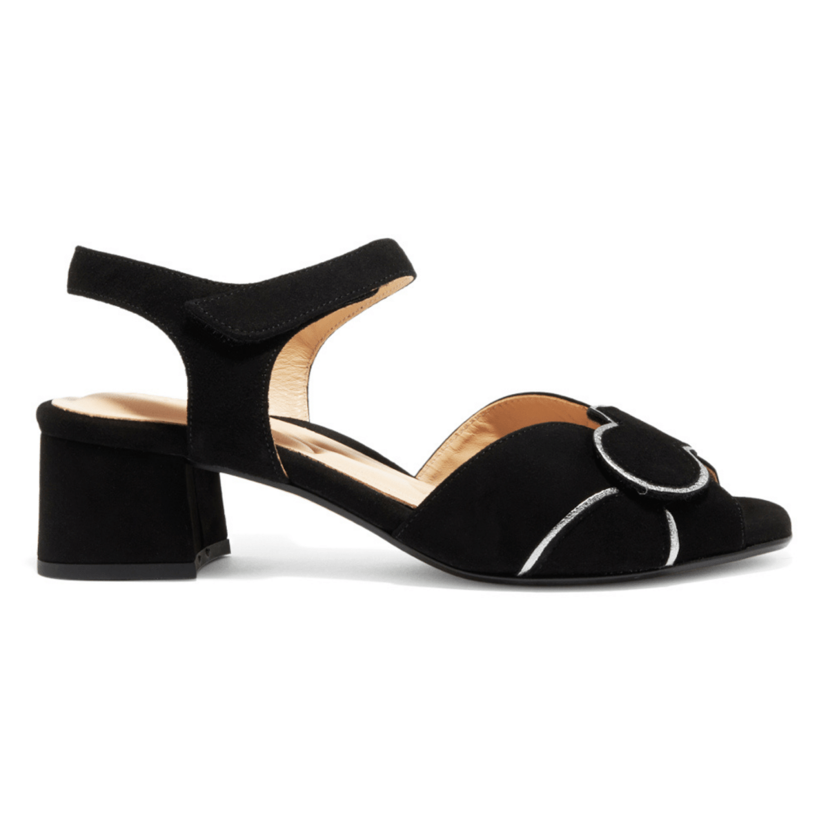 Pie Santo Women's 250021 Black/Pewter Suede - 11008691 - Tip Top Shoes of New York