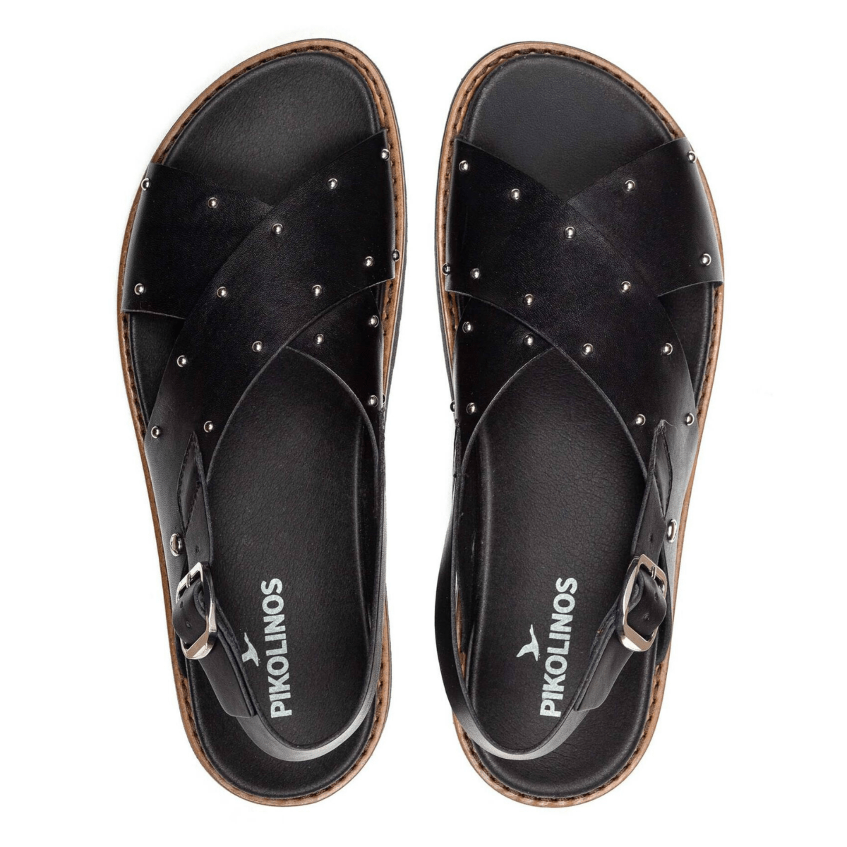 Pikolinos Women's Aitana Black Leather - 9030506 - Tip Top Shoes of New York