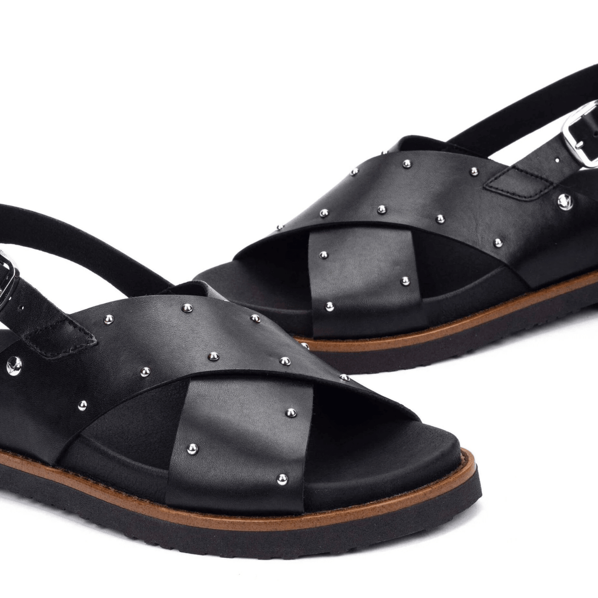 Pikolinos Women's Aitana Black Leather - 9030506 - Tip Top Shoes of New York