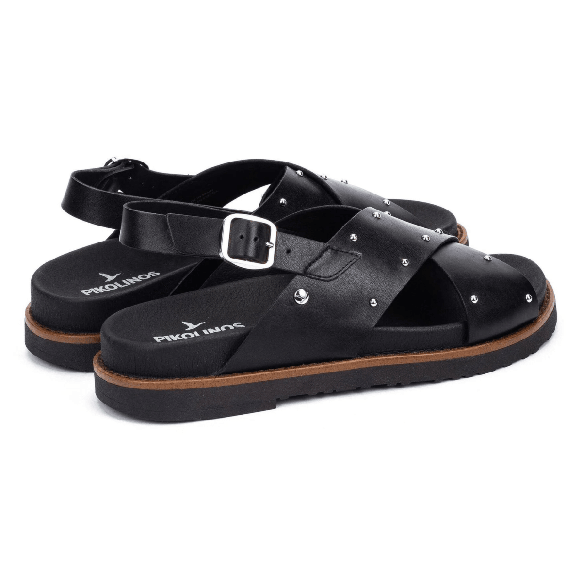 Pikolinos Women's Aitana Black Leather - 9030506 - Tip Top Shoes of New York