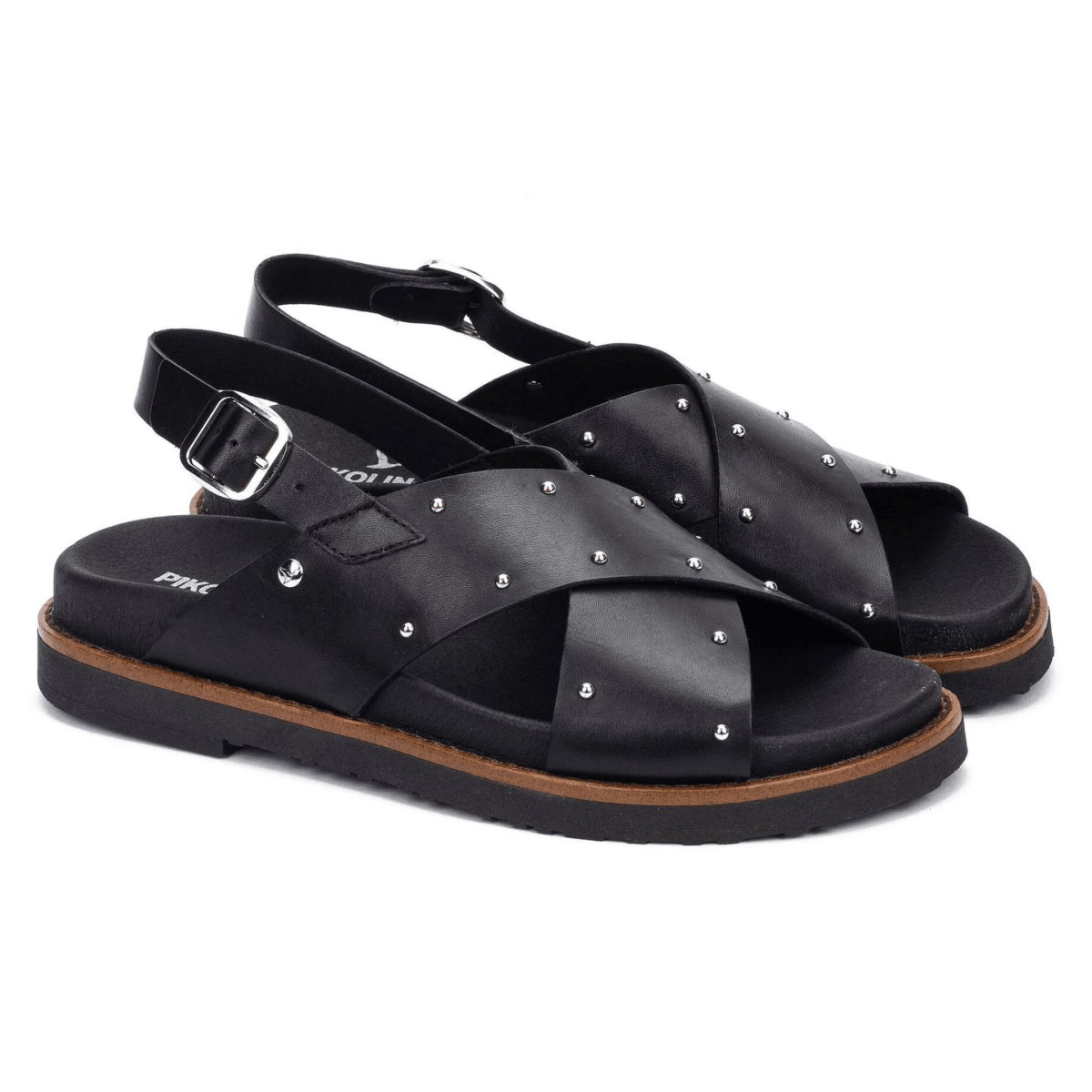 Pikolinos Women's Aitana Black Leather - 9030506 - Tip Top Shoes of New York